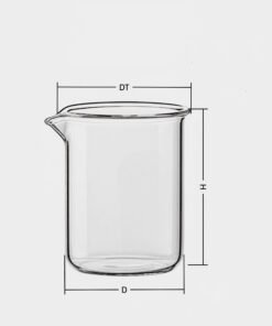 Thickened Borosilicate Glass Beaker size