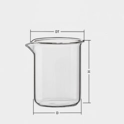 Thickened Borosilicate Glass Beaker size