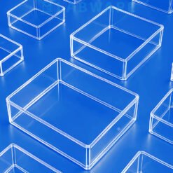 High Purity Quartz Glass Square Cylinders Tanks for Industrial Furnaces & Processing & UVC