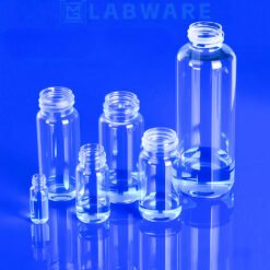 Quartz Glass Threaded Vial | Laboratory Sampling Reagent Bottle 1